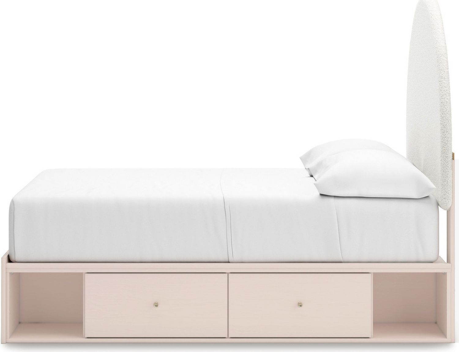 Wistenpine Full Upholstered Panel Headboard In Blush B132387