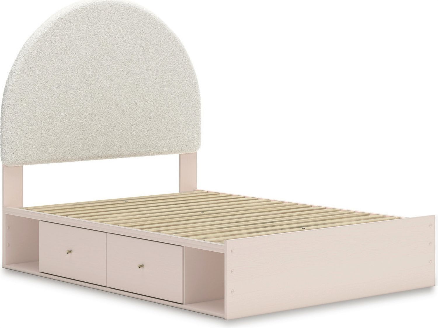 Wistenpine Full Upholstered Panel Headboard In Blush B132387