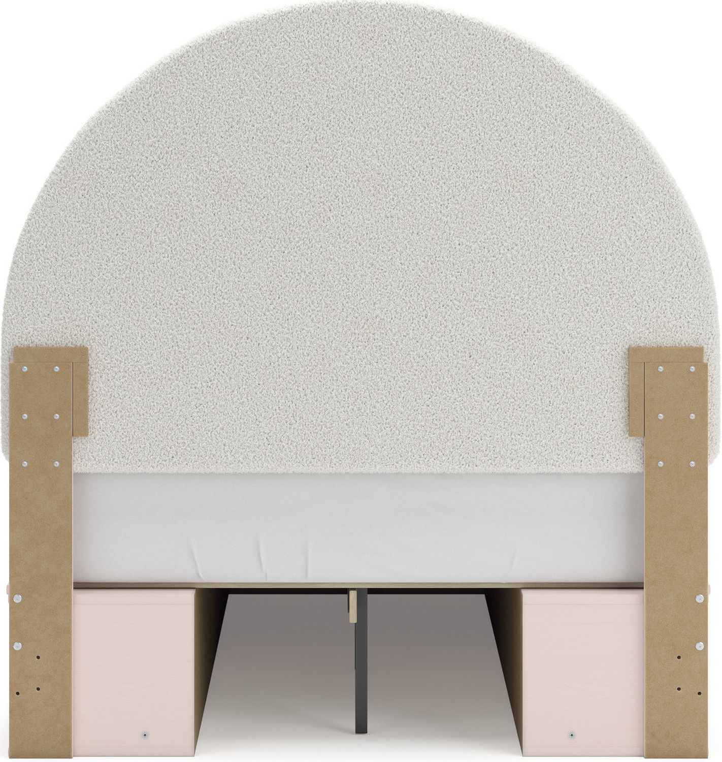 Wistenpine Full Upholstered Panel Headboard In Blush B132387