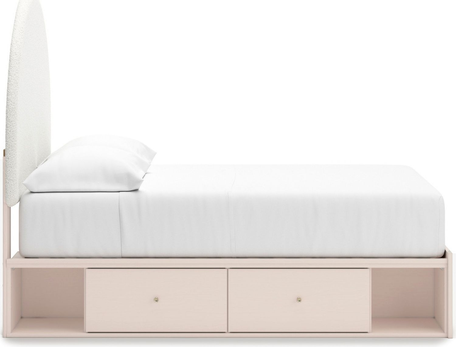 Wistenpine Full Upholstered Panel Headboard In Blush B132387