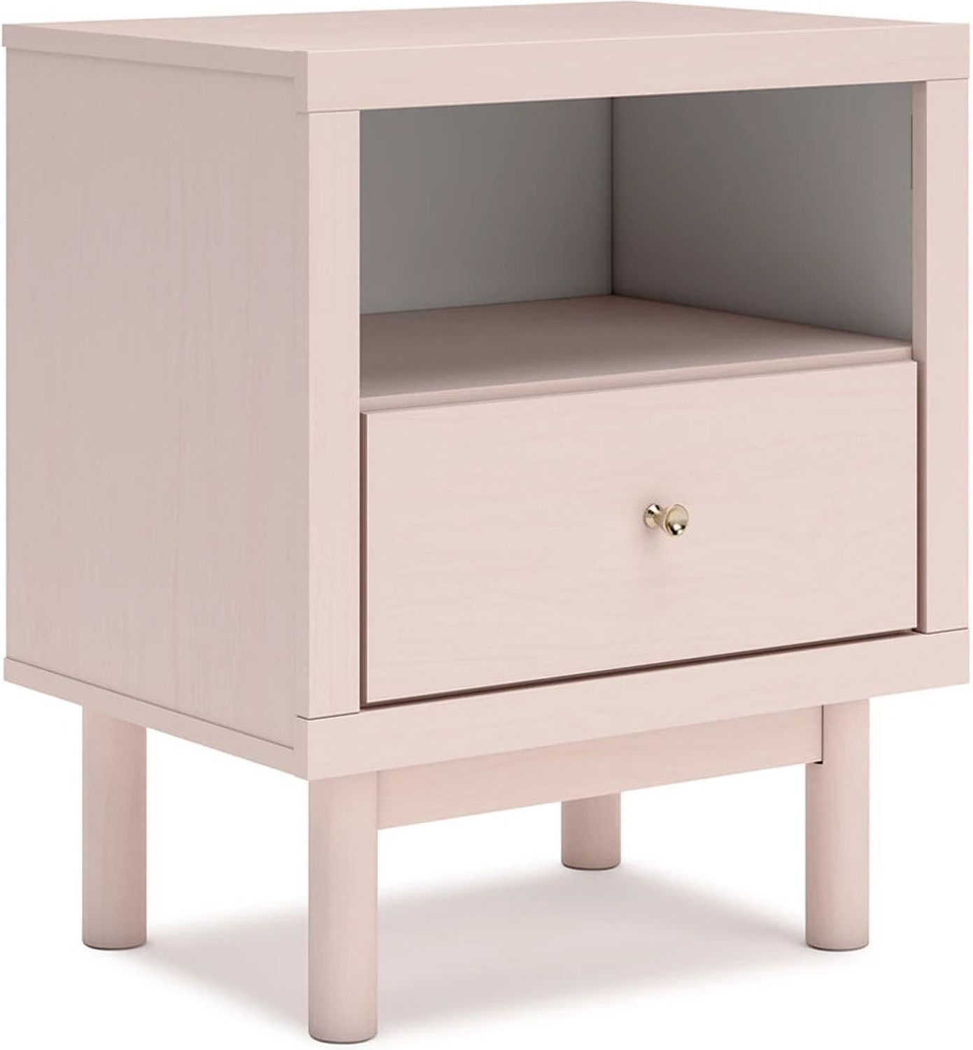 Wistenpine Nightstand In Blush B132391