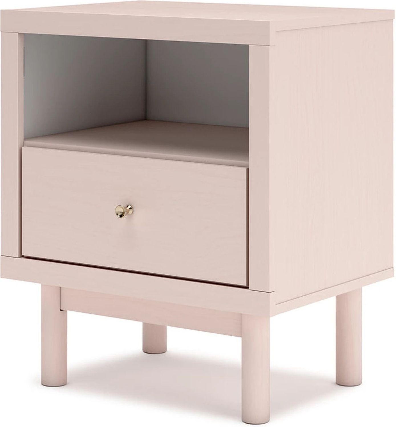 Wistenpine Nightstand In Blush B132391