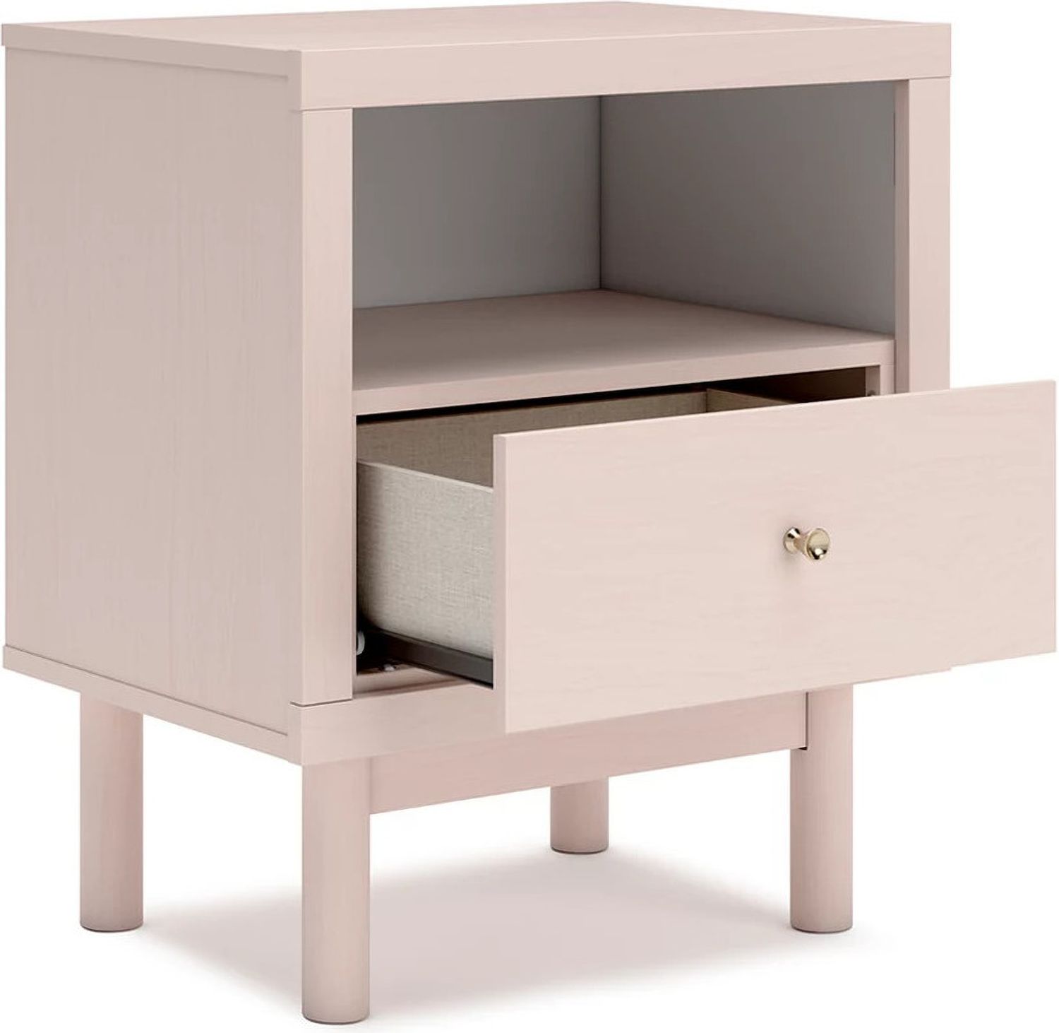 Wistenpine Nightstand In Blush B132391