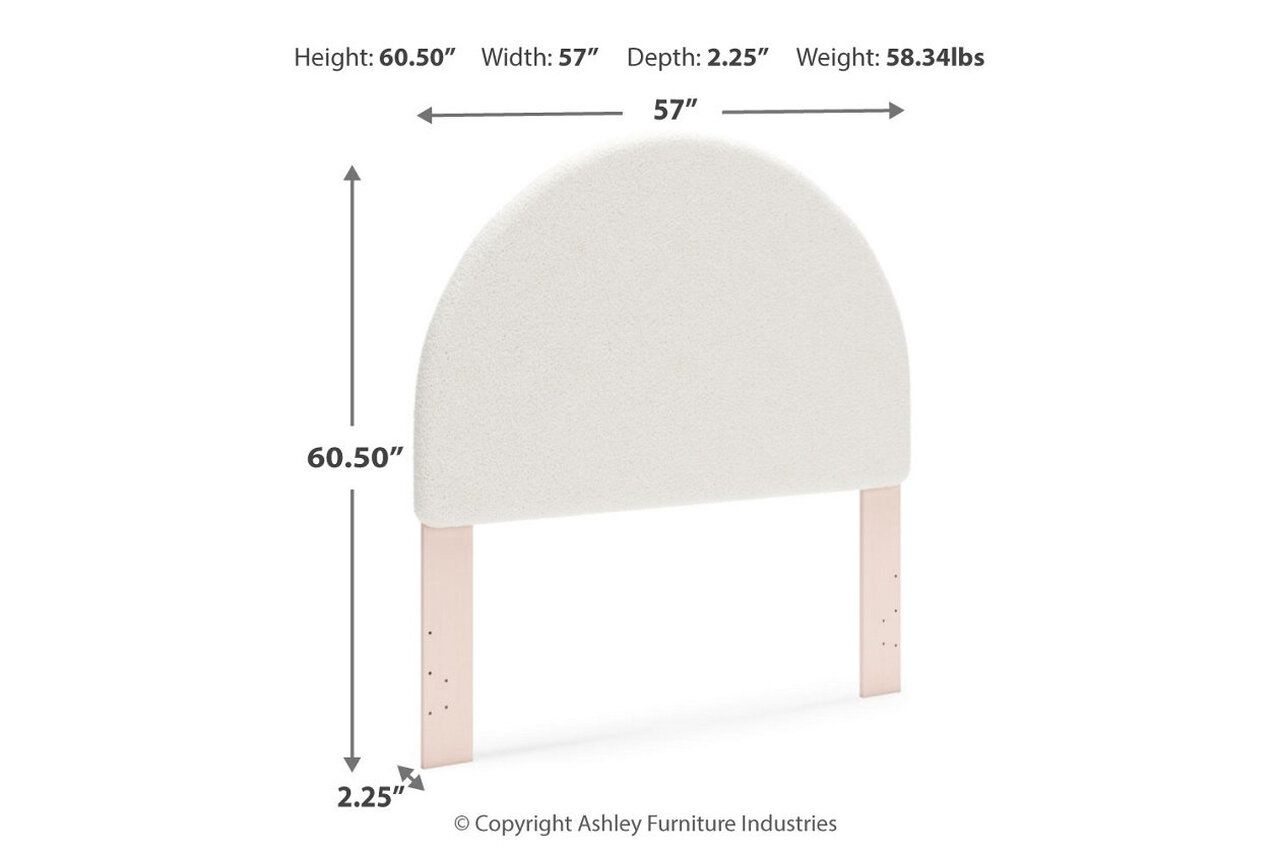 Wistenpine Full Upholstered Panel Bed with Storage In Blush B1323B15