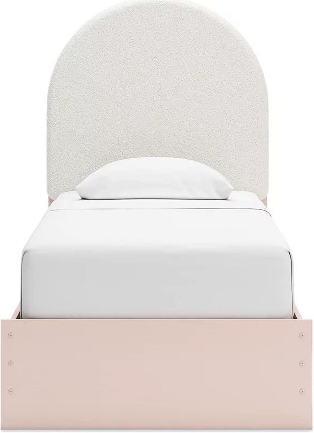 Wistenpine Twin Upholstered Panel Bed In Blush B1323B8