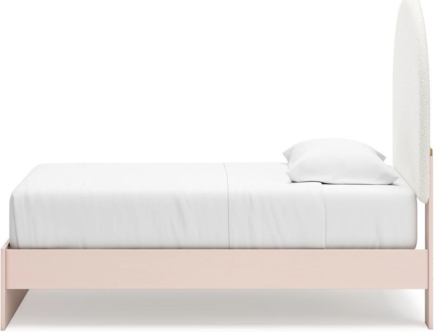 Wistenpine Twin Upholstered Panel Bed In Blush B1323B8