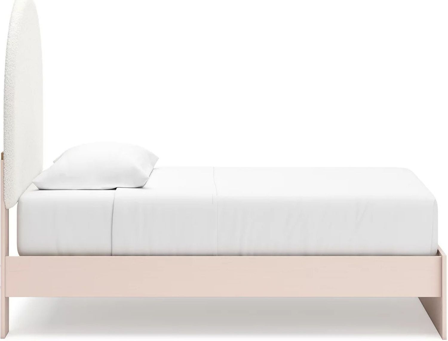 Wistenpine Twin Upholstered Panel Bed In Blush B1323B8