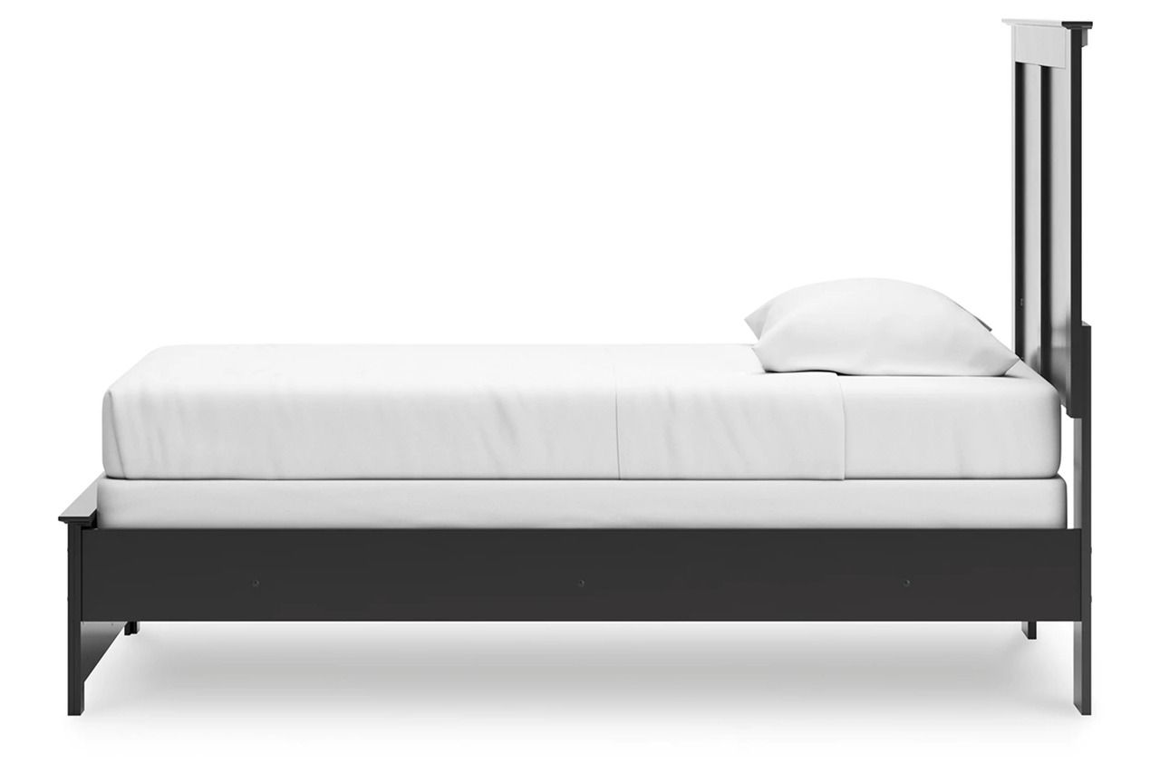 Maribel Twin Panel Bed In Black B138B51