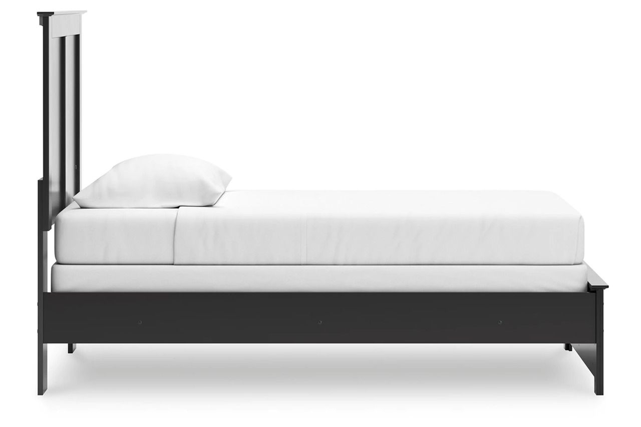 Maribel Twin Panel Bed In Black B138B51