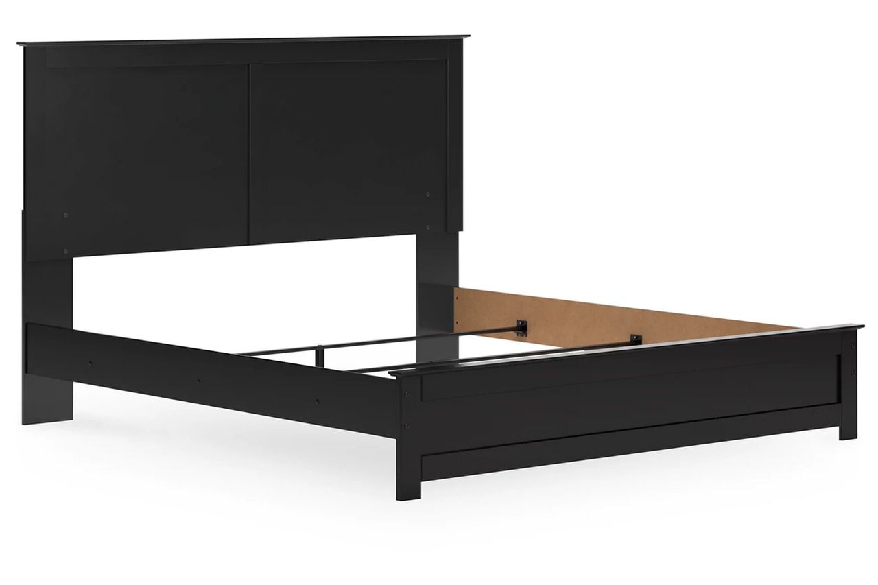 Maribel King Panel Bed In Black B138B57