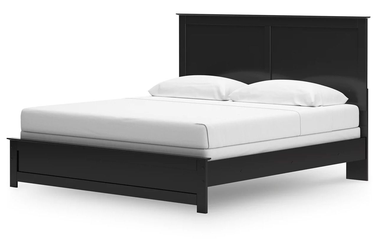 Maribel King Panel Bed In Black B138B57