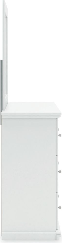 Bostwick Shoals Bedroom Mirror In White B13935