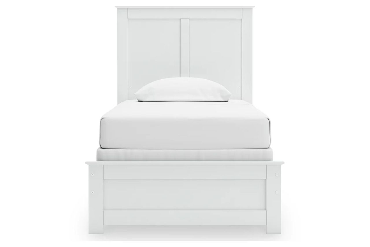 Bostwick Shoals Twin Panel Bed In White B139B41