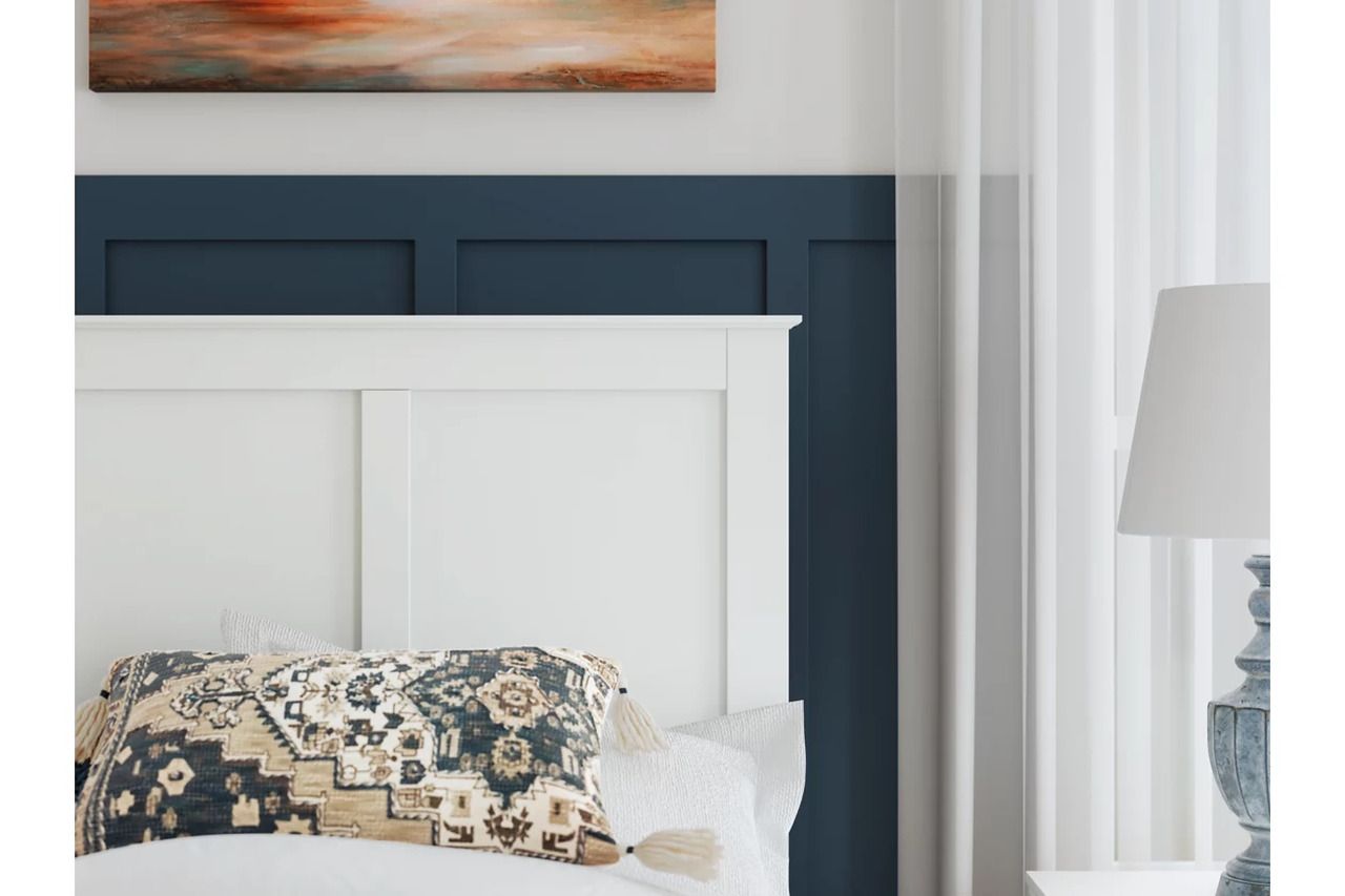 Bostwick Shoals Twin Panel Bed In White B139B41