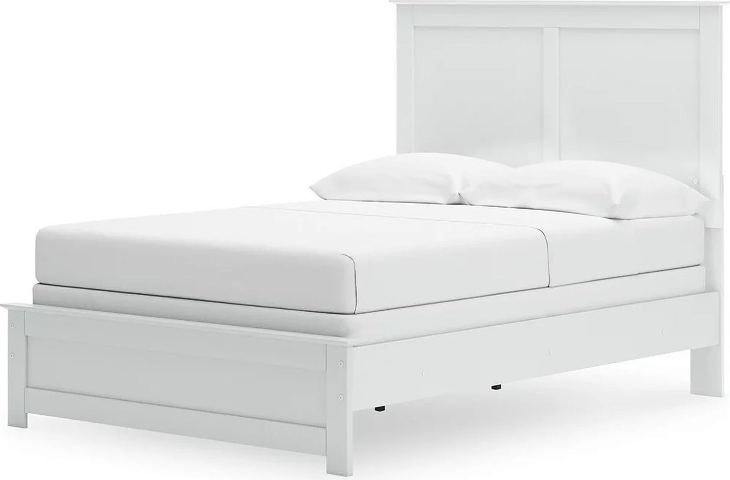 Bostwick Shoals Full Panel Bed In White B139B42