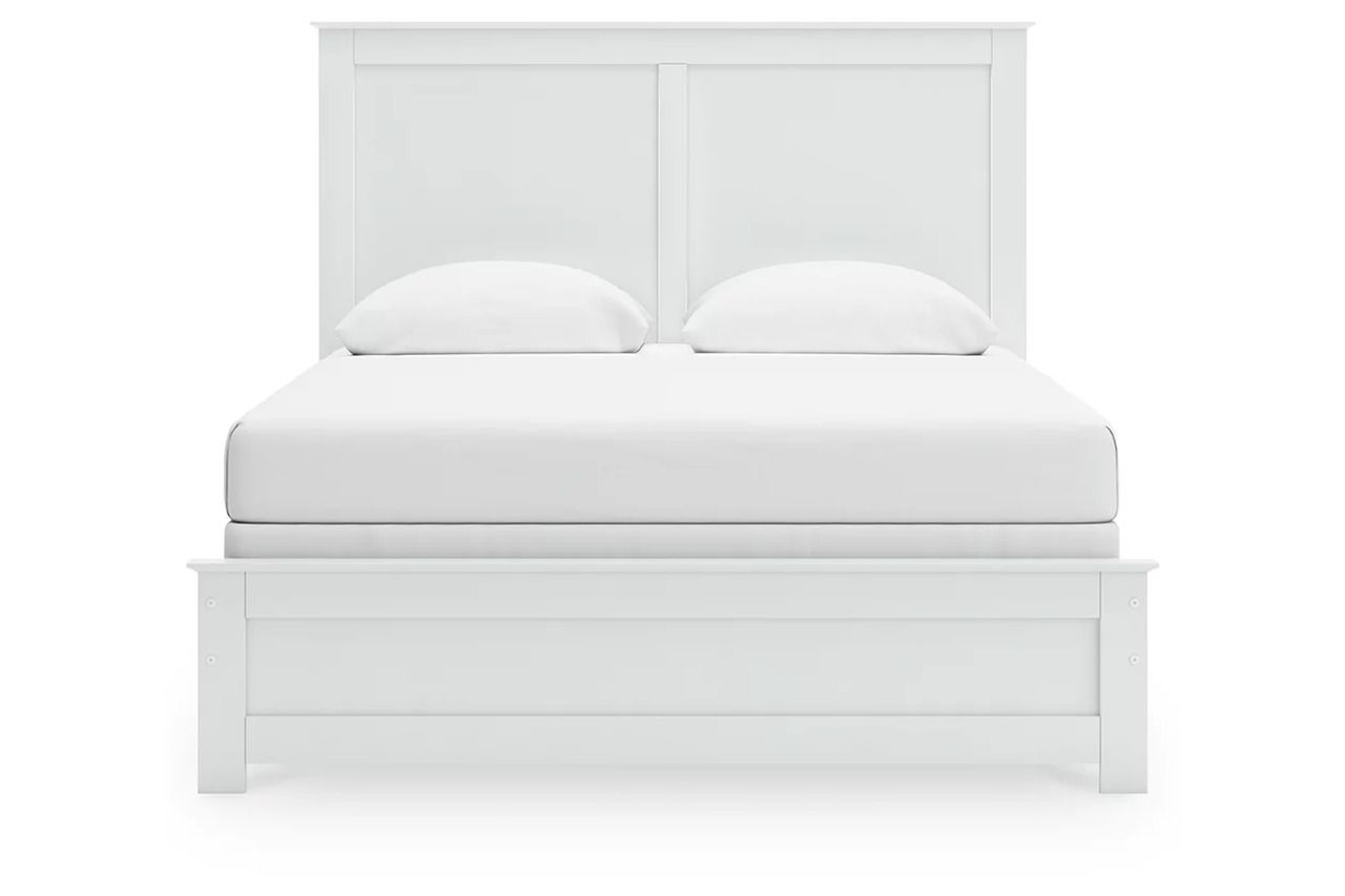 Bostwick Shoals Queen Panel Bed In White B139B43