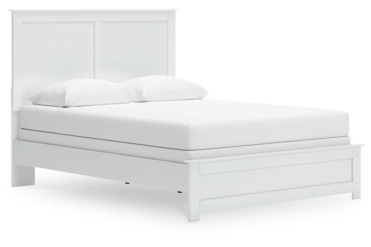 Bostwick Shoals Queen Panel Bed In White B139B43