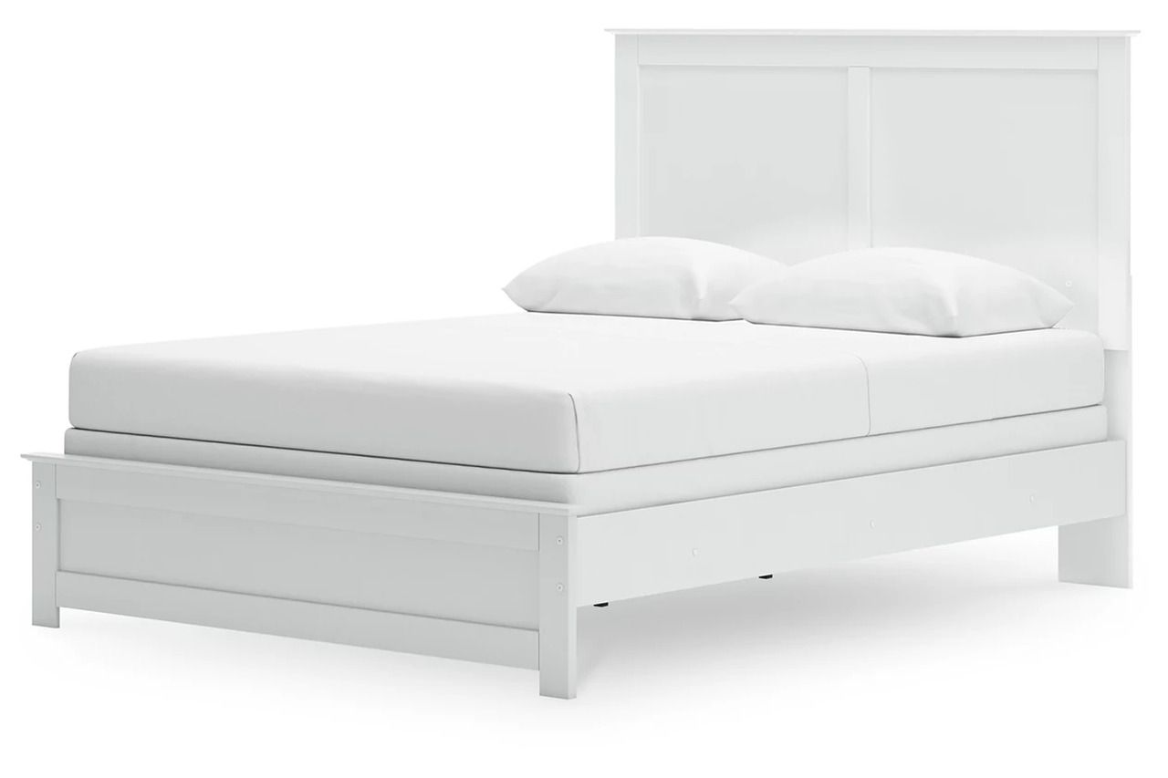Bostwick Shoals Queen Panel Bed In White B139B43