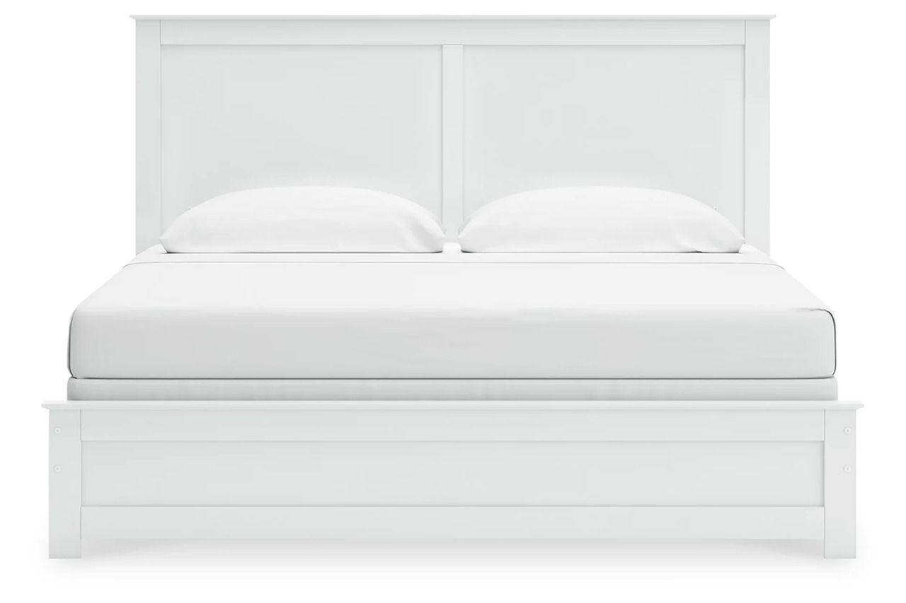 Bostwick Shoals King Panel Bed In White B139B47