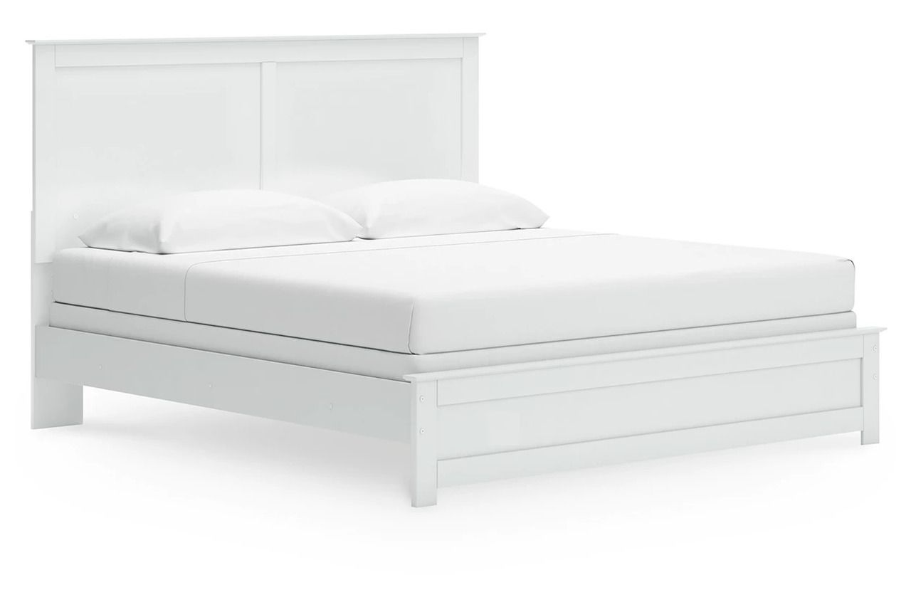 Bostwick Shoals King Panel Bed In White B139B47