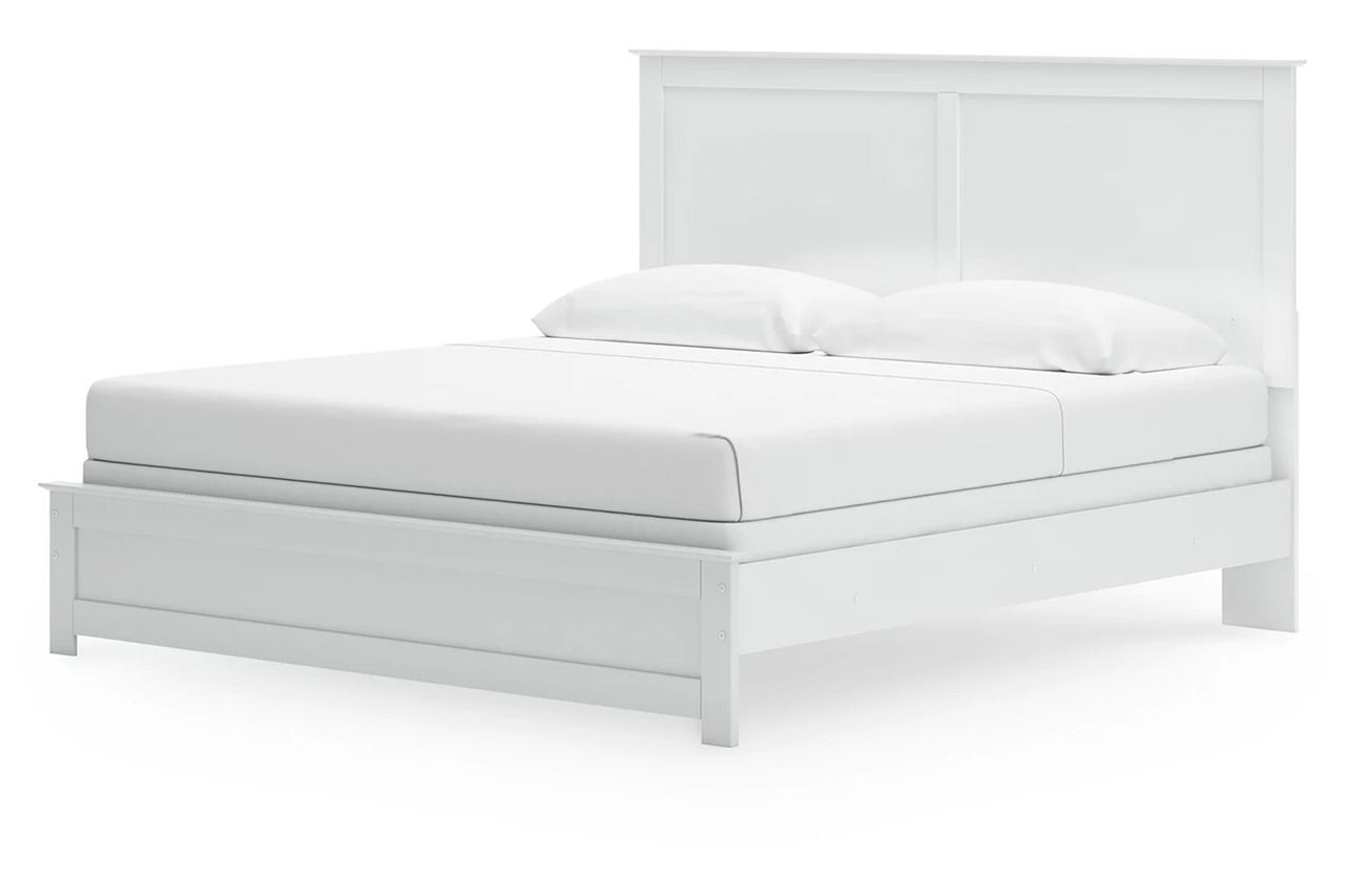 Bostwick Shoals King Panel Bed In White B139B47