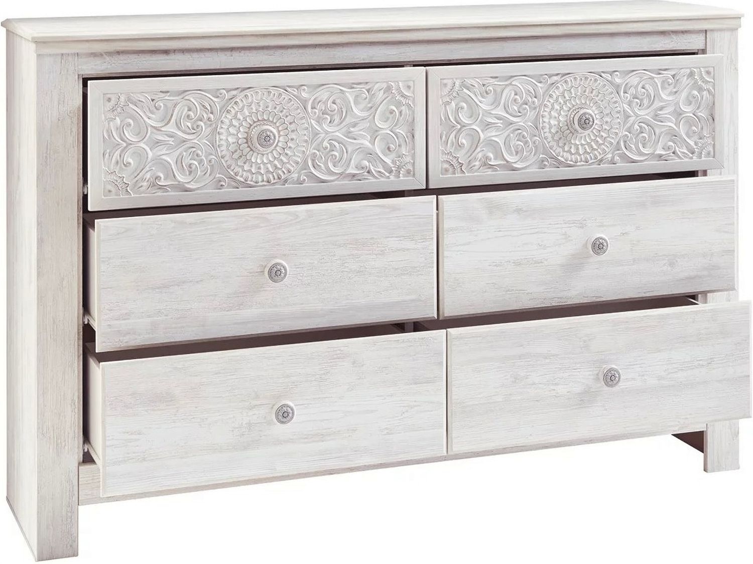 Paxberry Whitewash Dresser B18131