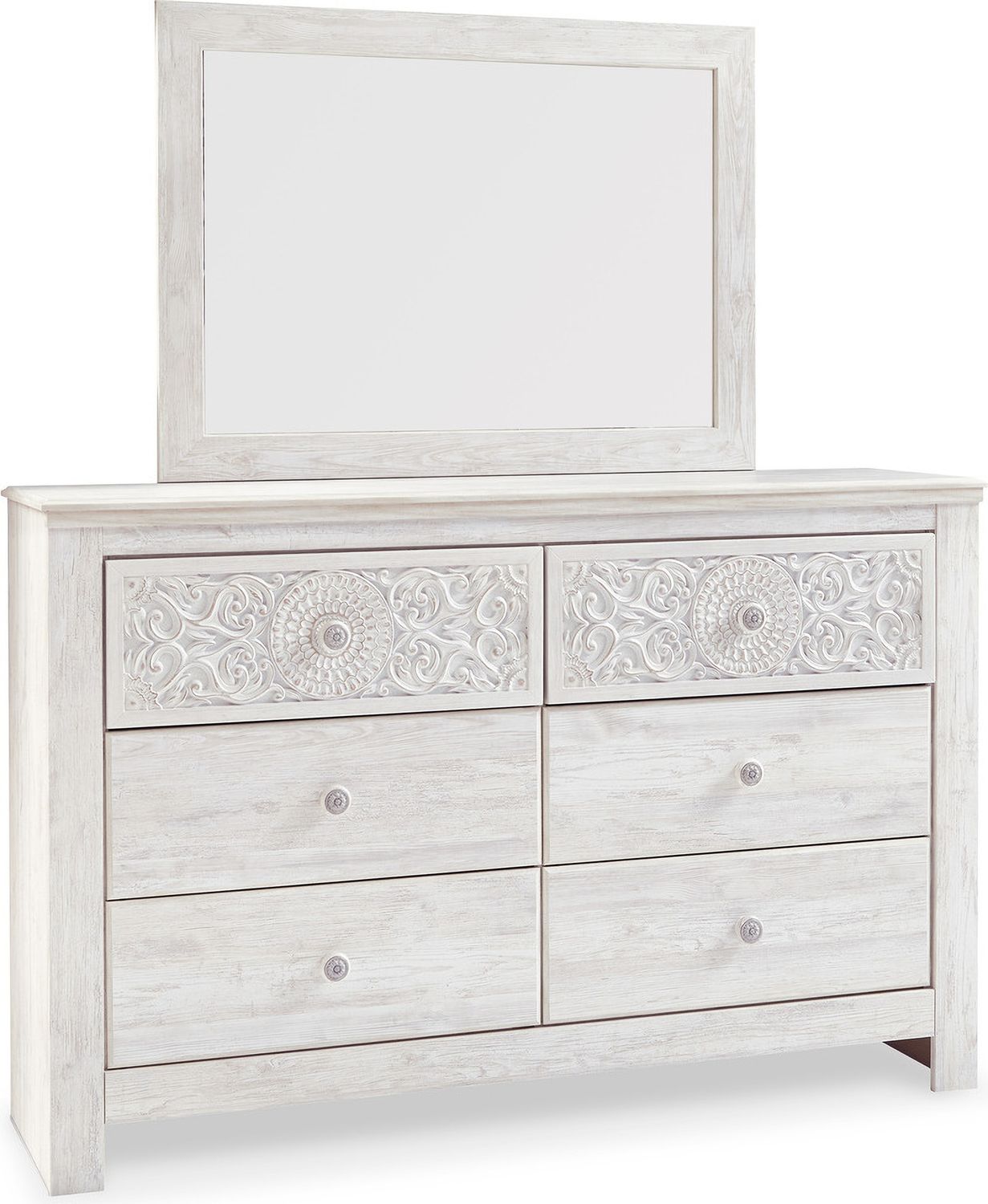 Paxberry Whitewash Dresser B18131