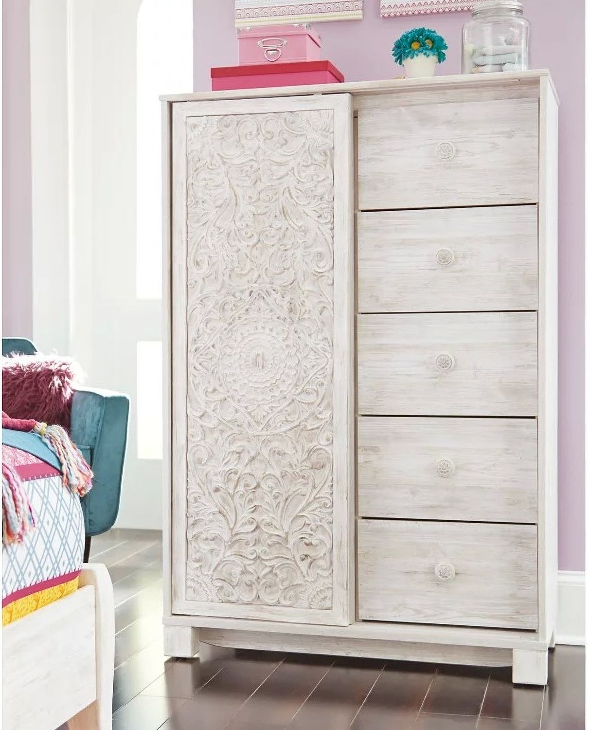 Paxberry Whitewash Dressing Chest B18148