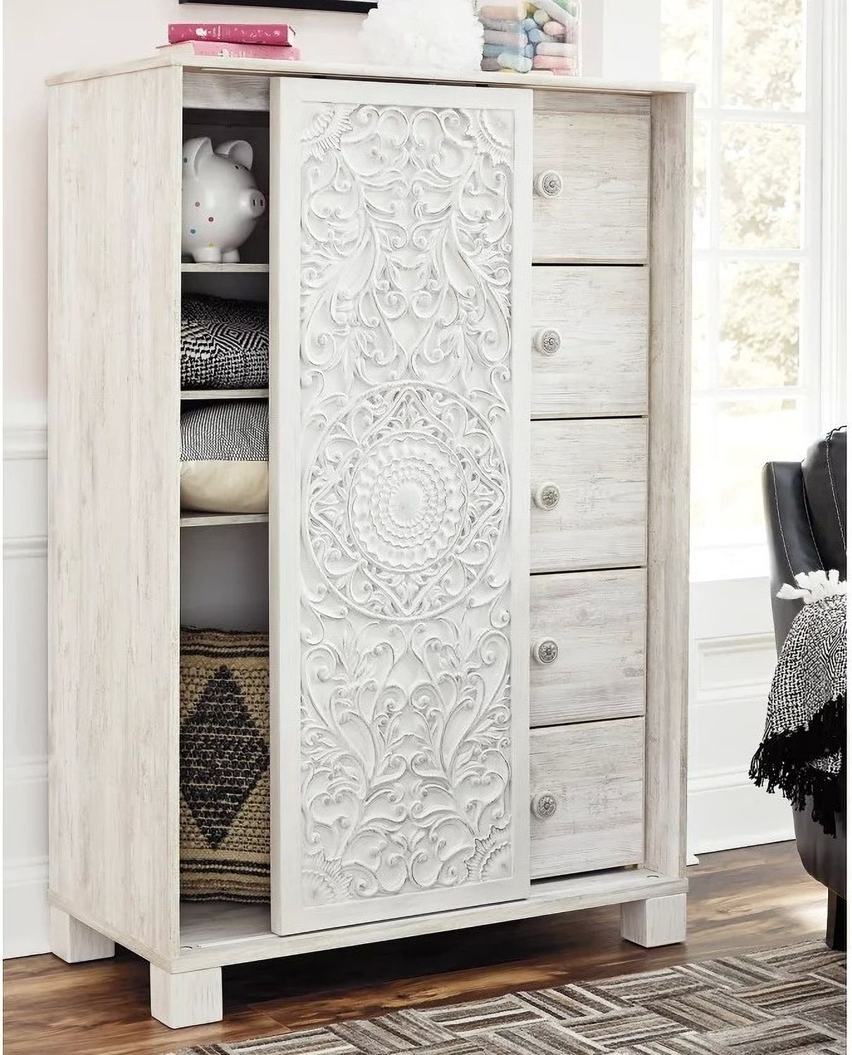 Paxberry Whitewash Dressing Chest B18148