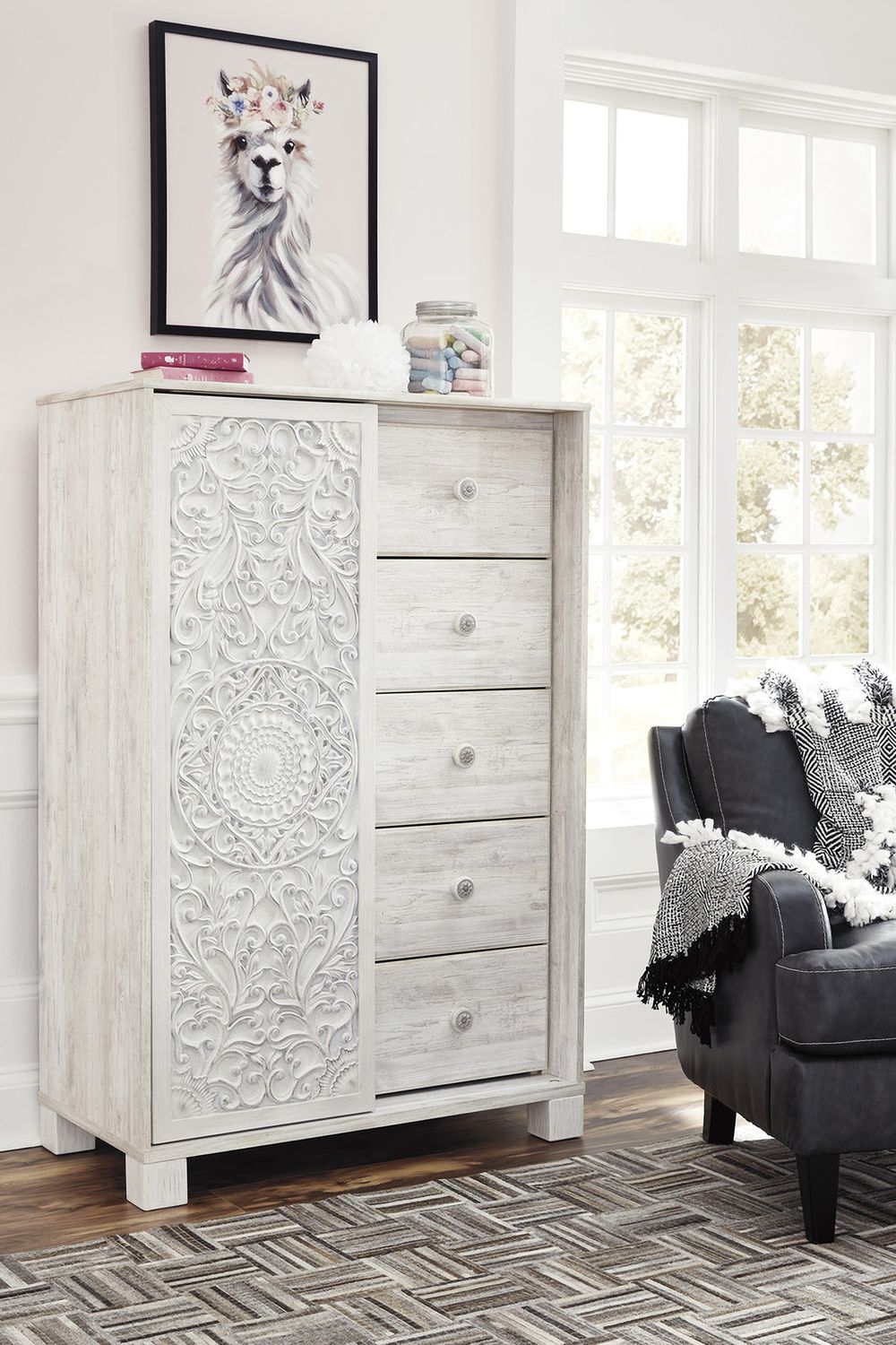 Paxberry Whitewash Dressing Chest B18148
