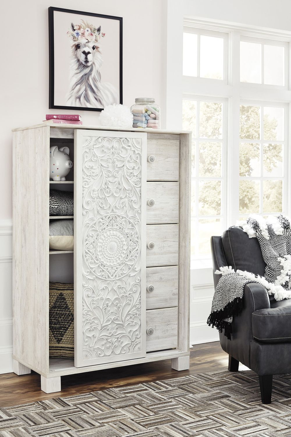Paxberry Whitewash Dressing Chest B18148
