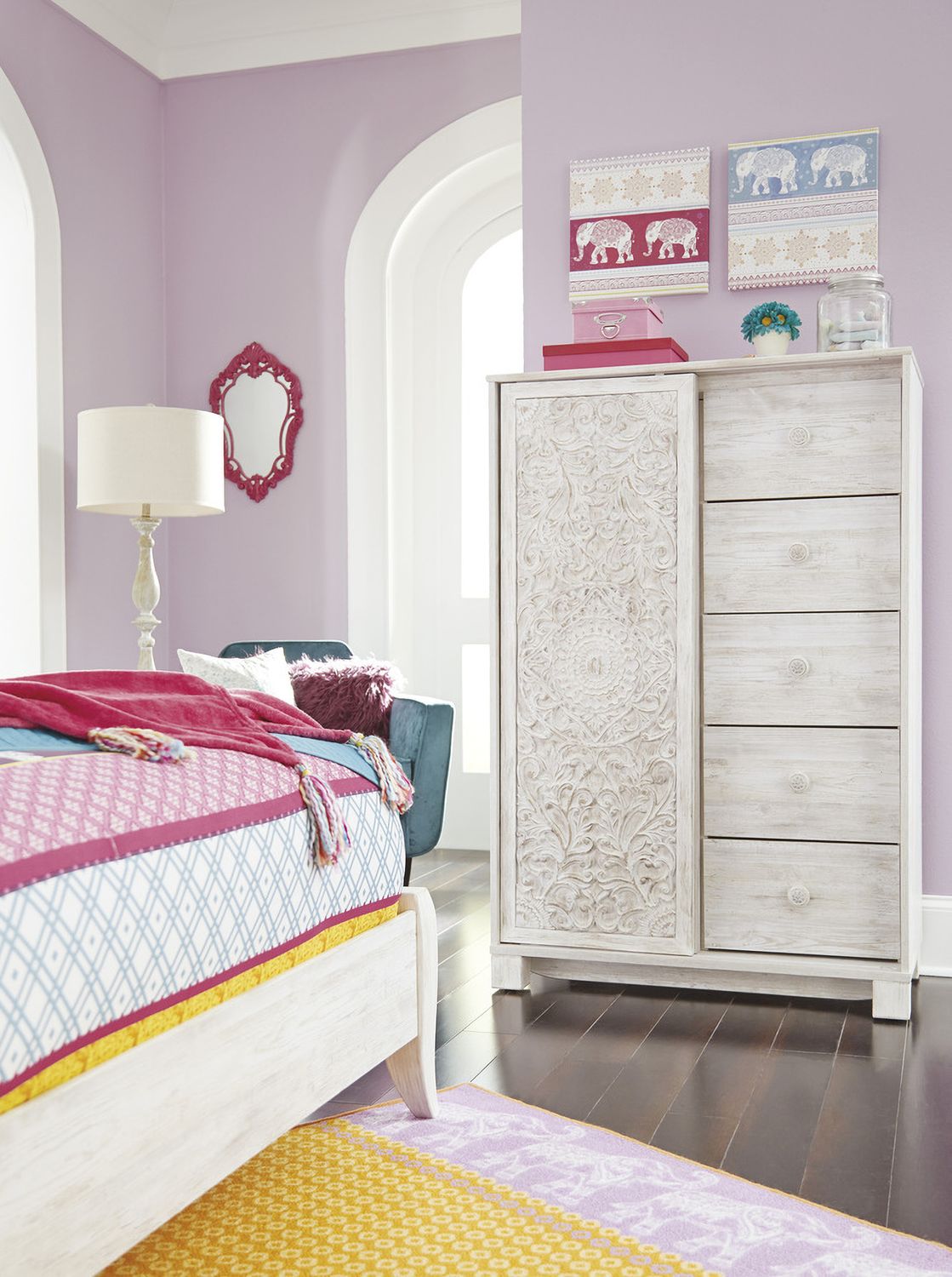 Paxberry Whitewash Dressing Chest B18148