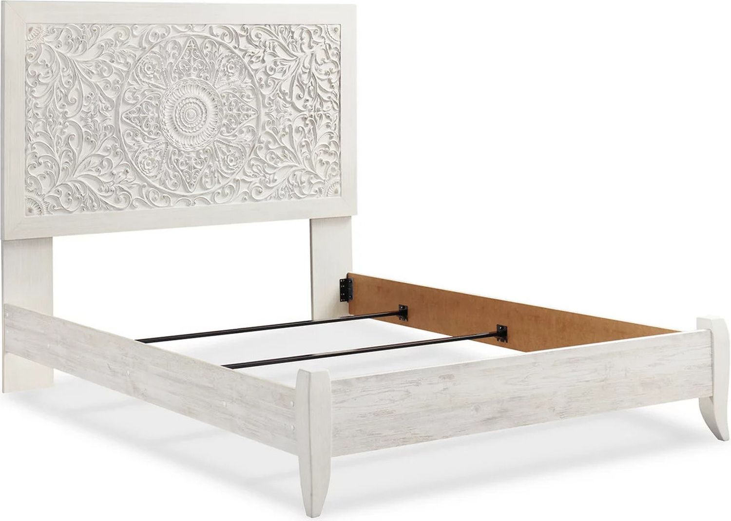 Paxberry Whitewash Queen Panel Headboard Only B18157