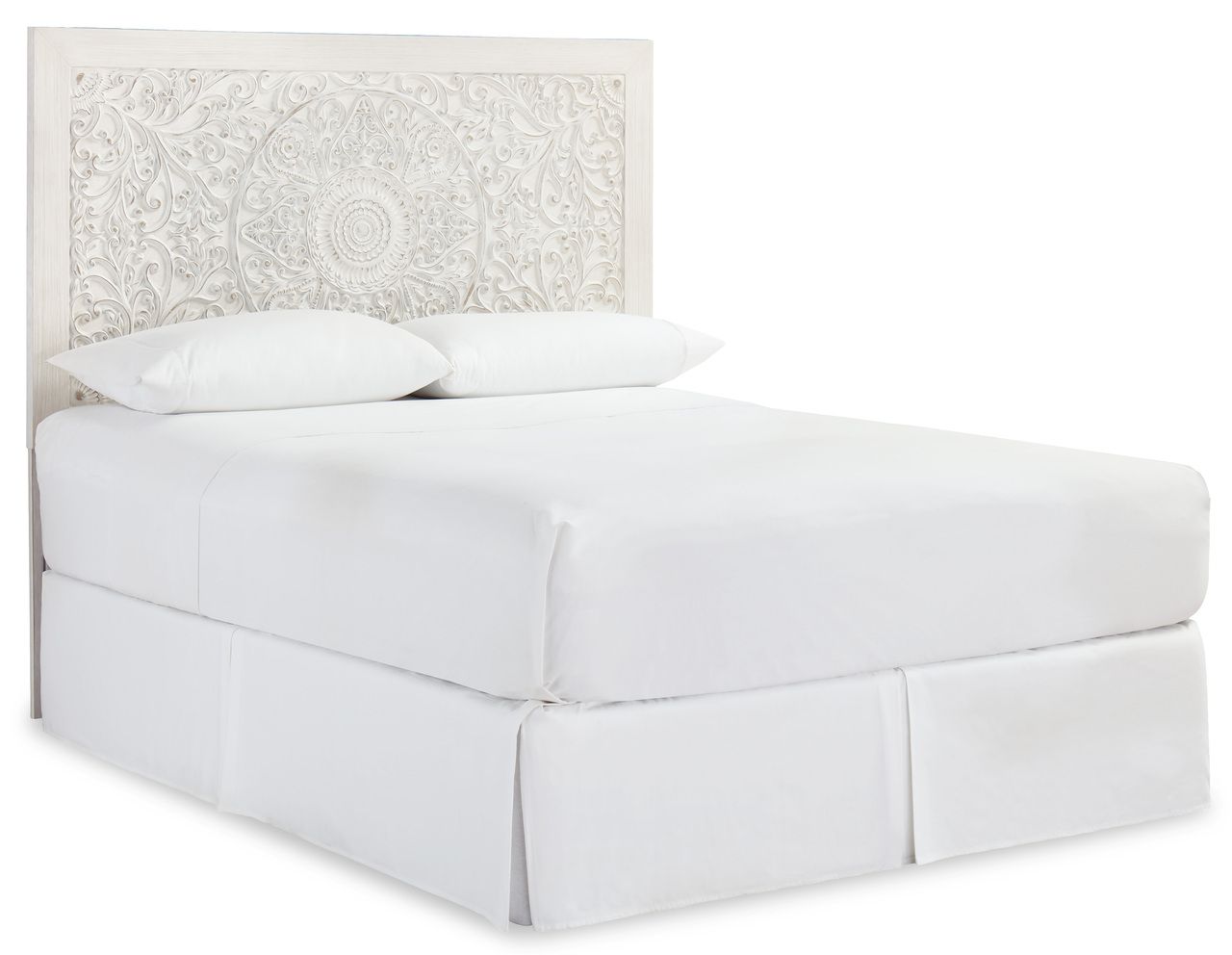Paxberry Whitewash Queen Panel Headboard Only B18157