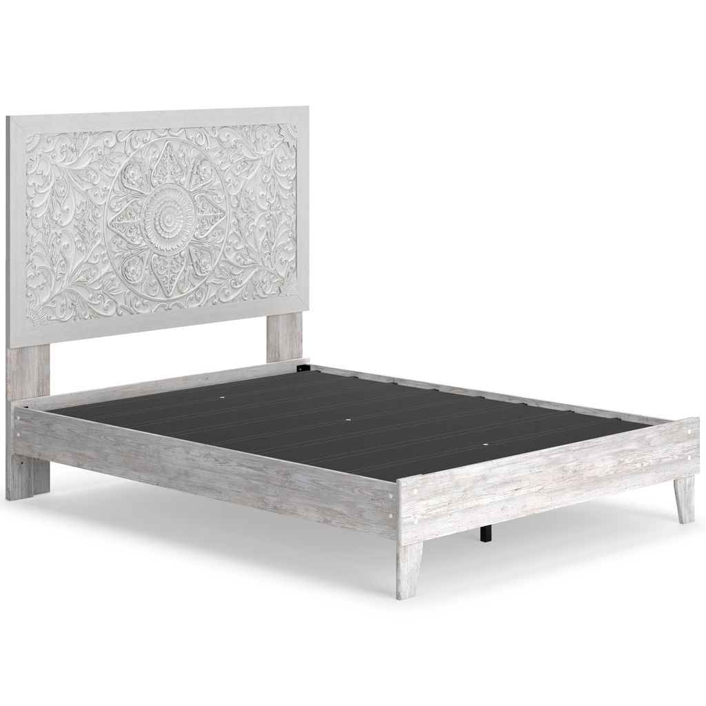 Paxberry Whitewash Queen Panel Headboard Only B18157