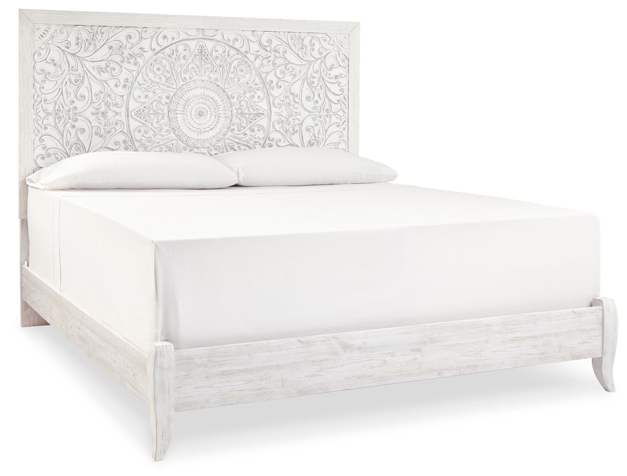 Paxberry Whitewash King Panel Headboard Only B18158