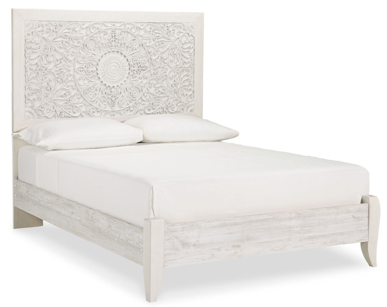 Paxberry Whitewash Full Panel Headboard Only B18187