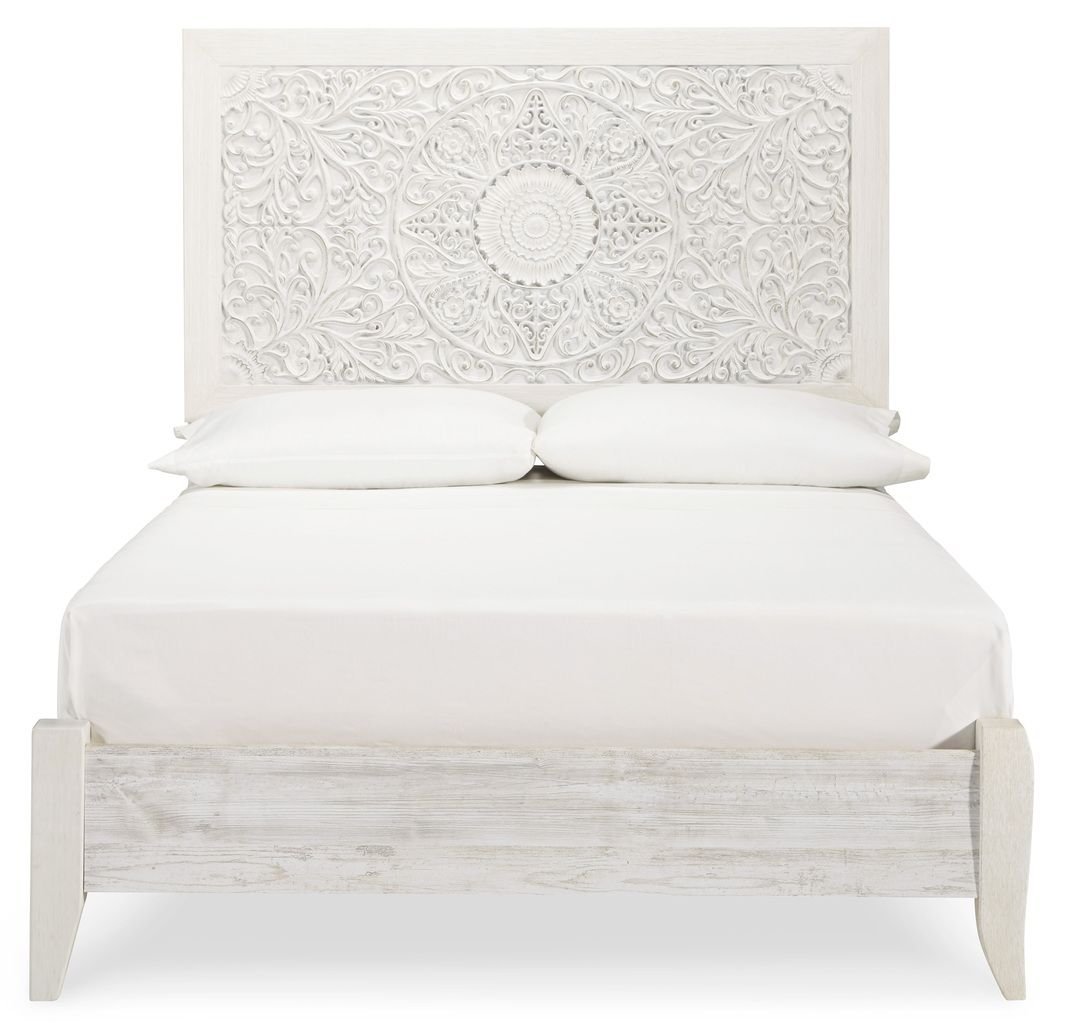 Paxberry Whitewash Full Panel Headboard Only B18187
