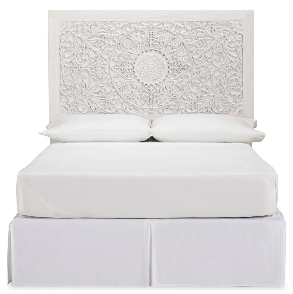 Paxberry Whitewash Full Panel Headboard Only B18187