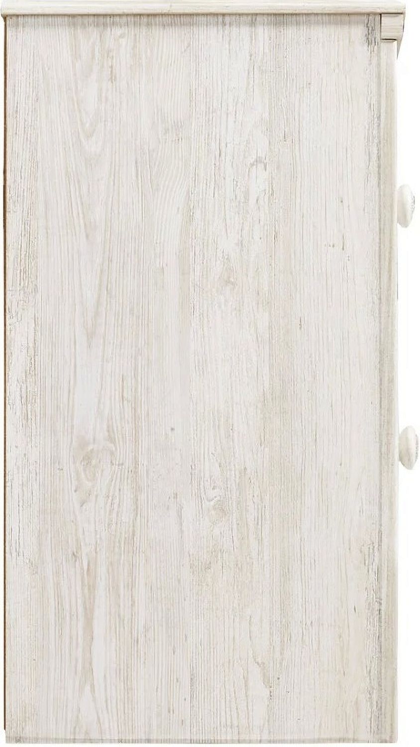 Paxberry Whitewash Two Drawer Nightstand B18192