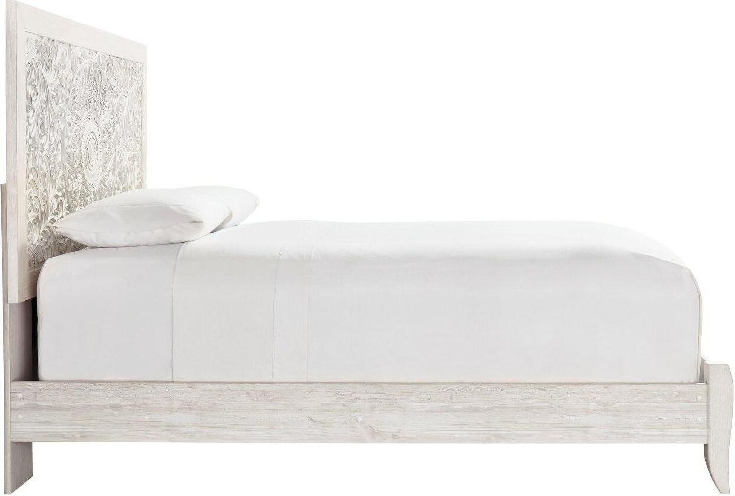 Paxberry Whitewash King Panel Bed B181B10