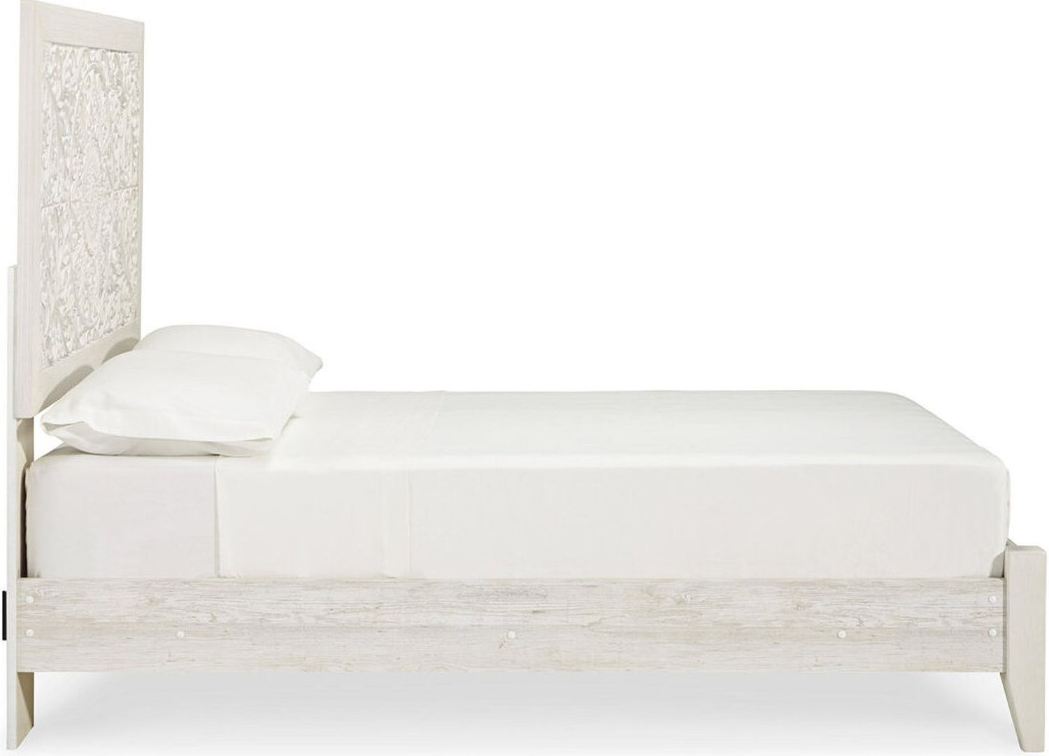 Paxberry Whitewash Full Panel Bed B181B2