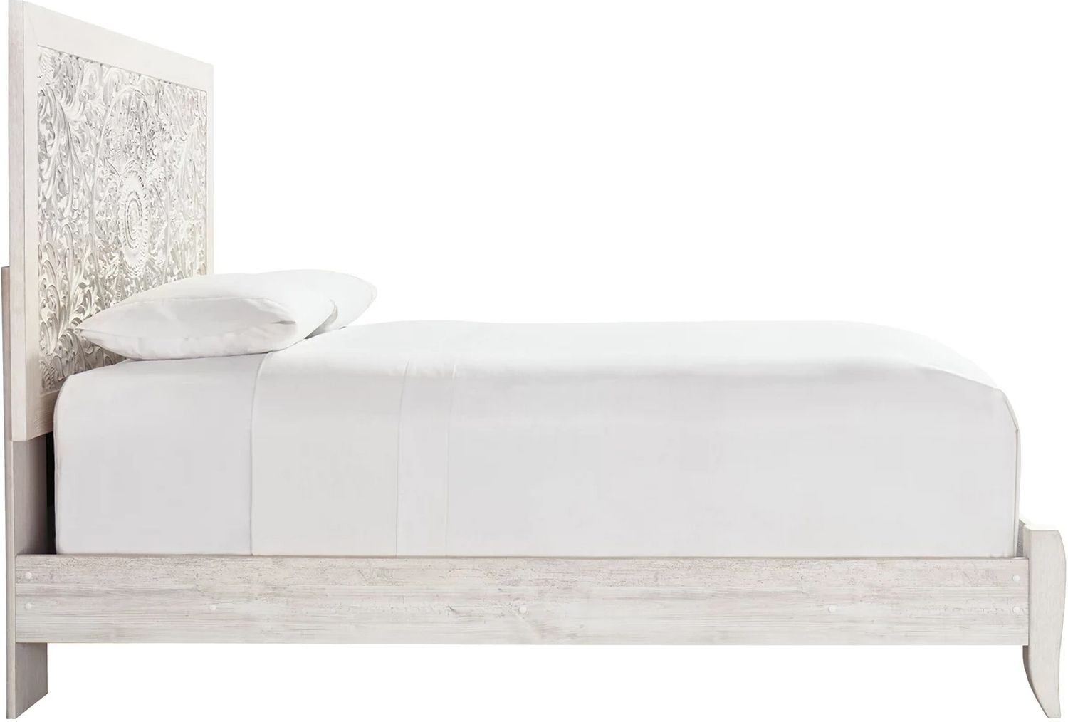 Paxberry Whitewash Queen Panel Bed B181B6