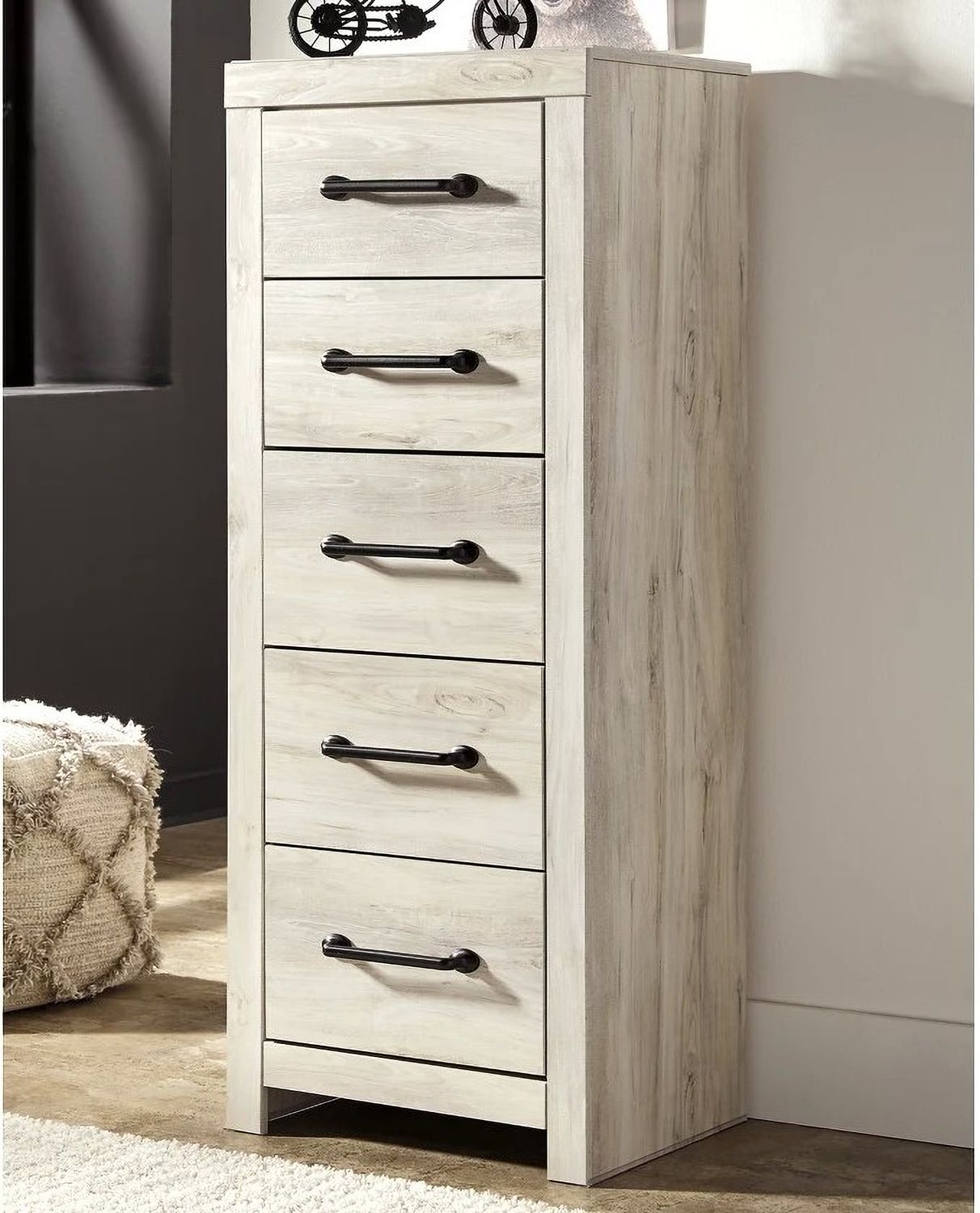 Cambeck White Wash Narrow Chest B19211