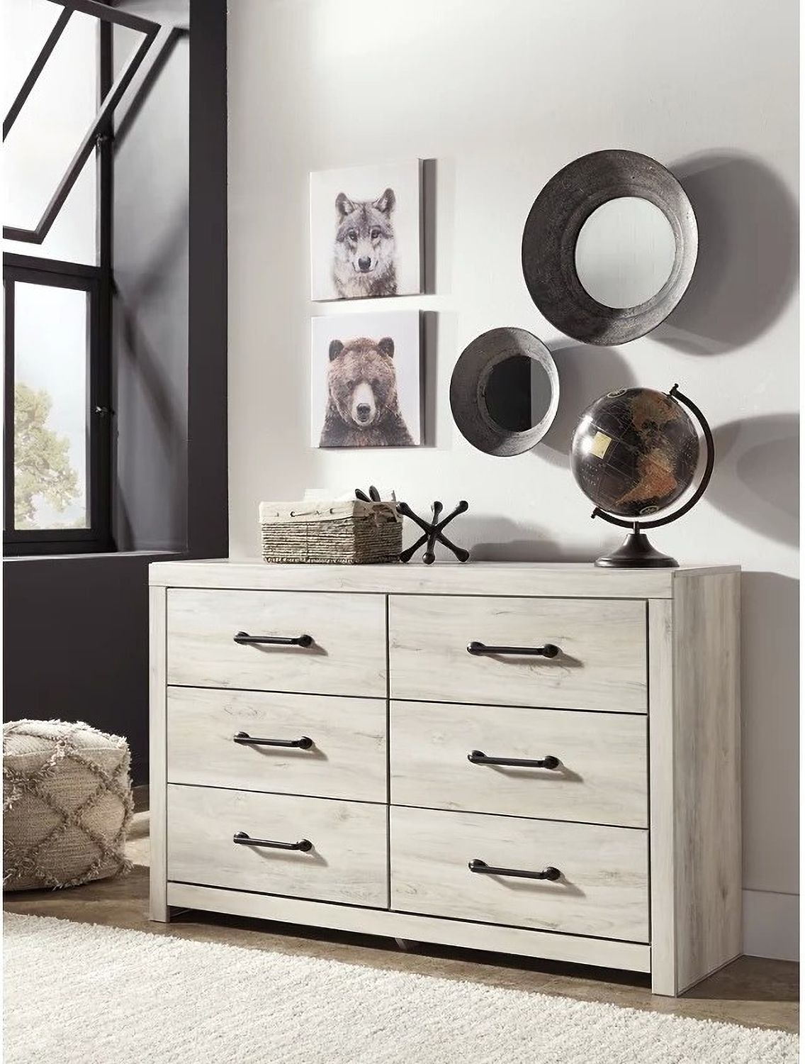 Cambeck White Wash Dresser B19231