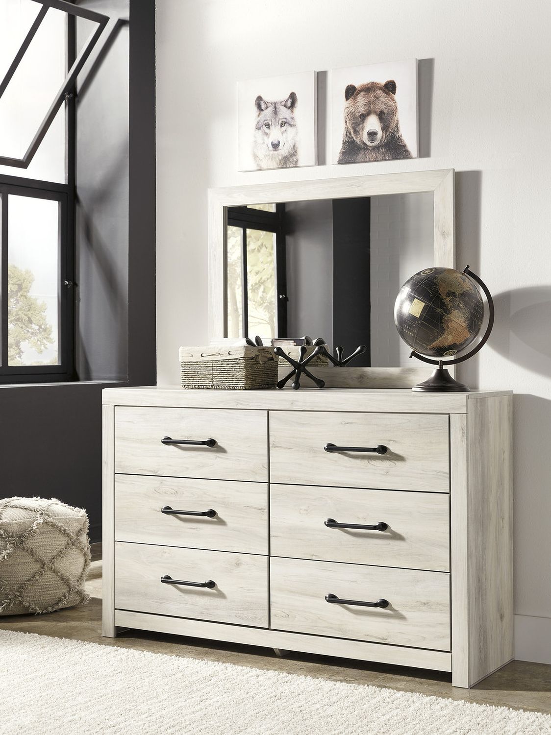 Cambeck White Wash Dresser B19231