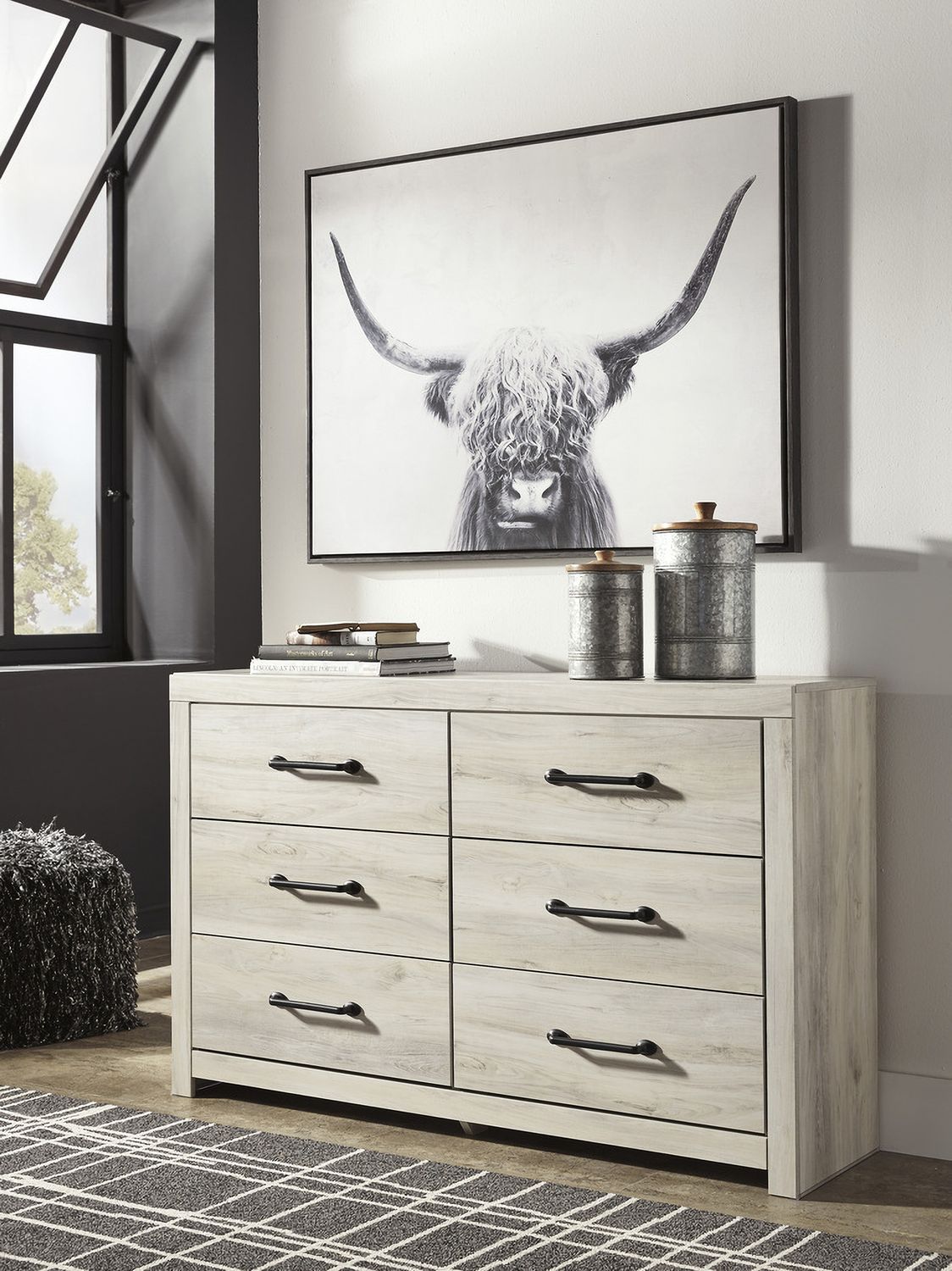Cambeck White Wash Dresser B19231