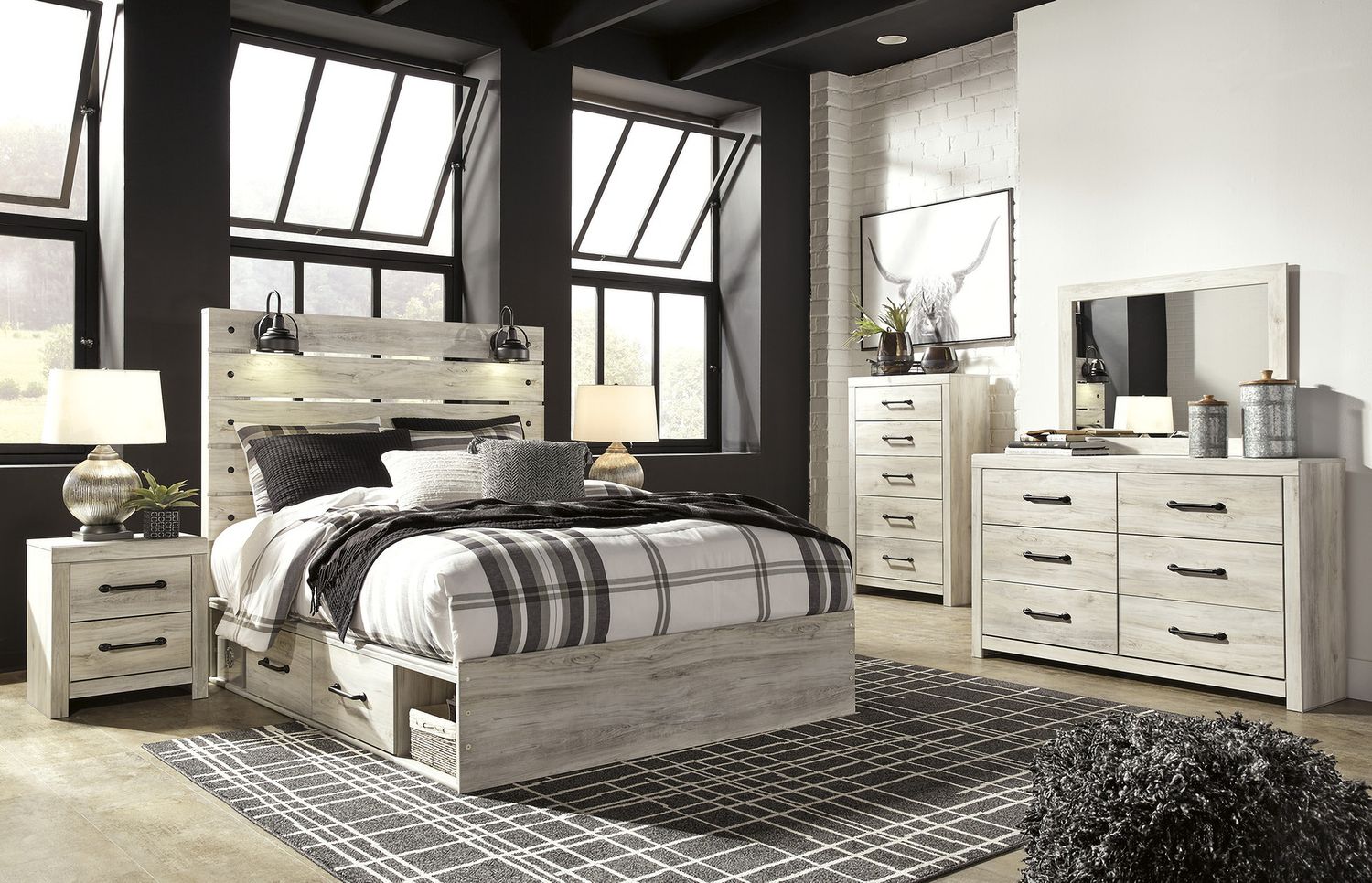 Cambeck White Wash Dresser B19231