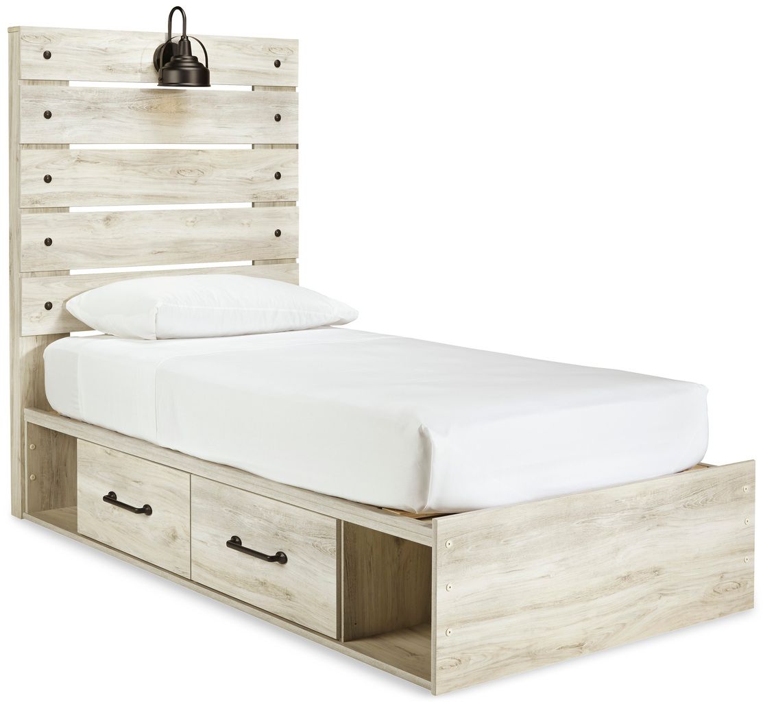 Cambeck Whitewash Twin Panel Headboard Only B19253