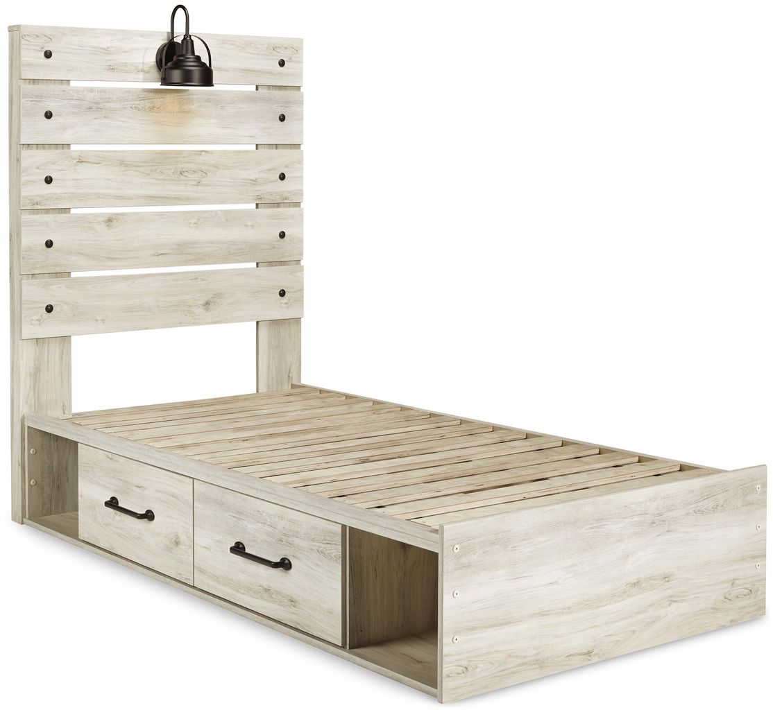 Cambeck Whitewash Twin Panel Headboard Only B19253